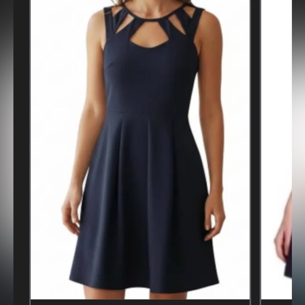 Betsey Johnson Cut Out Fit & Flare Dress Size 14